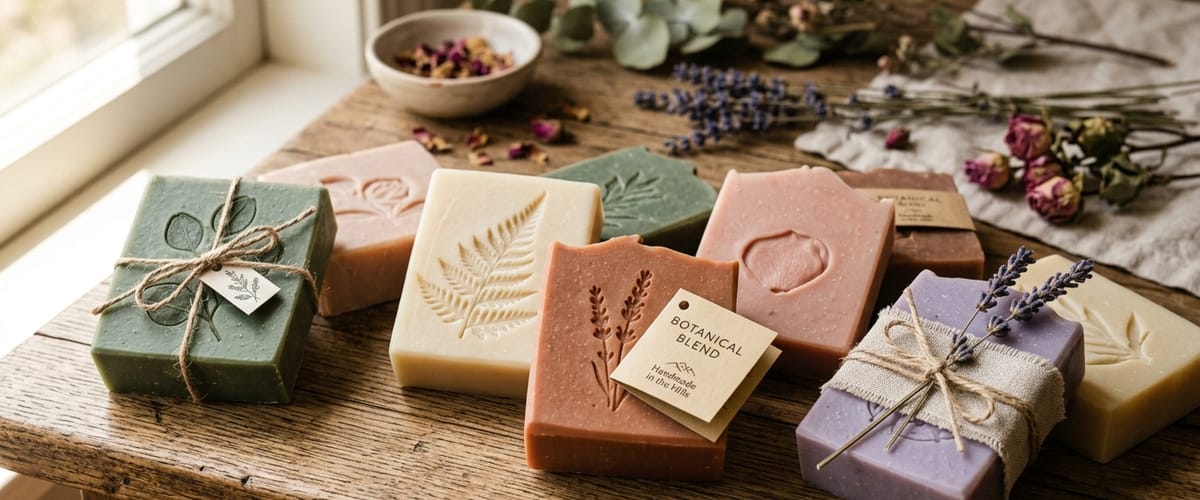 Artisan custom soap bars for events