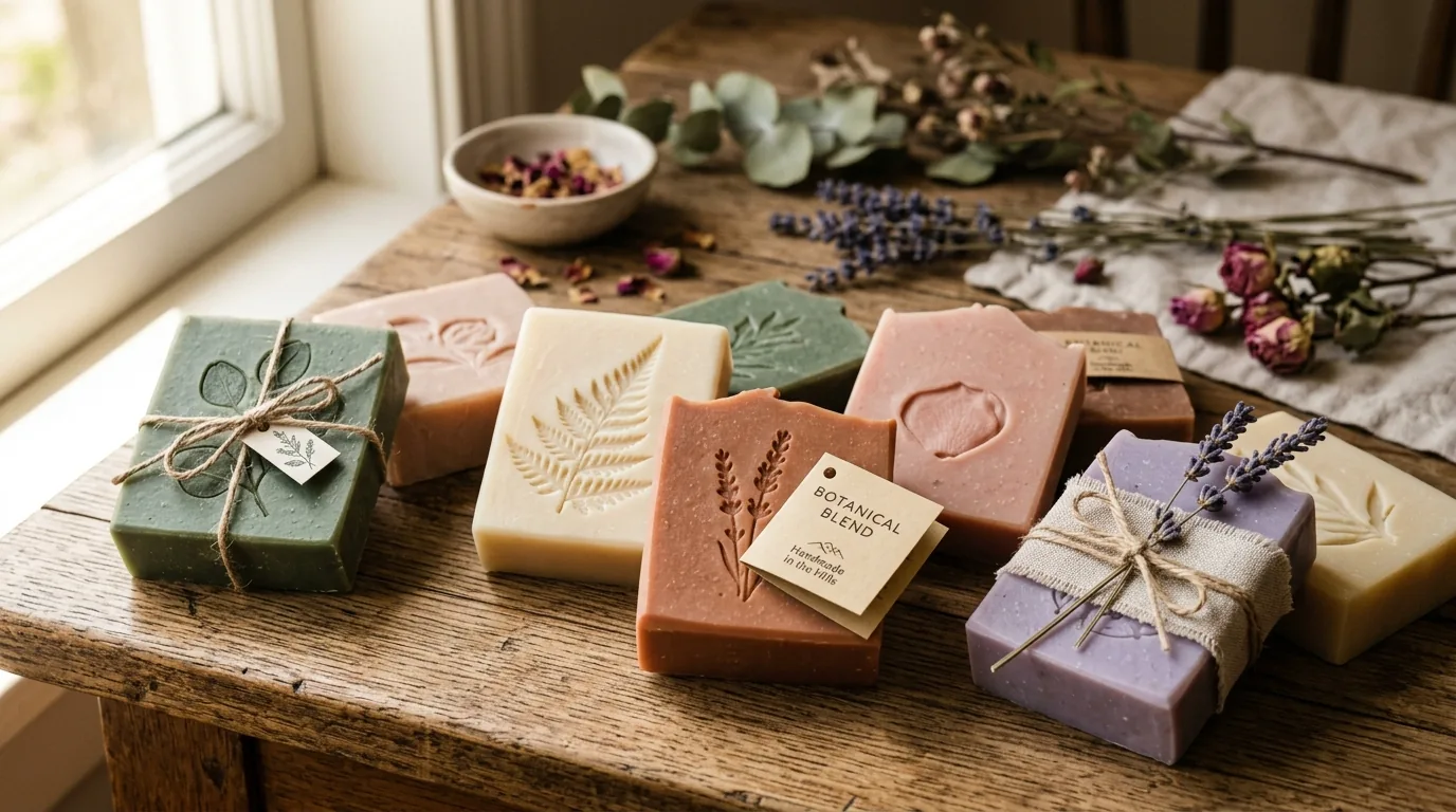 Artisan custom soap bars for events